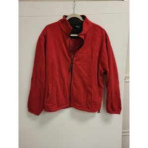 Princess Cruises Alaska Fleece Jacket Red Eagle Embroidered Size M‎ Medium